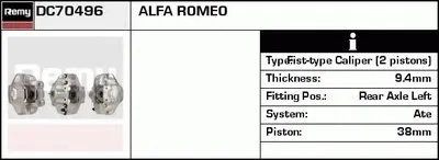 Тормозной суппорт Remanufactured REMY (Multiline) DELCO REMY купить