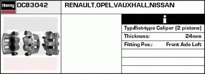 Тормозной суппорт Remanufactured REMY (Multiline) DELCO REMY купить
