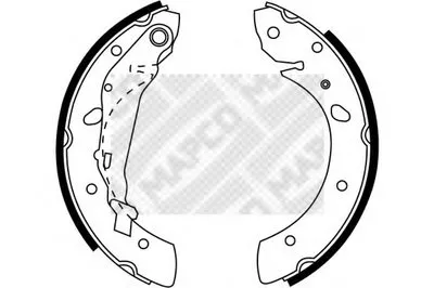 Комплект тормозных колодок MAPCO купить