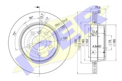 Тормозной диск ICER купить