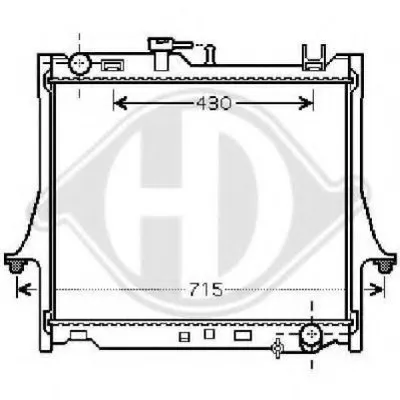Радиатор, охлаждение двигателя Priority Parts DIEDERICHS купить