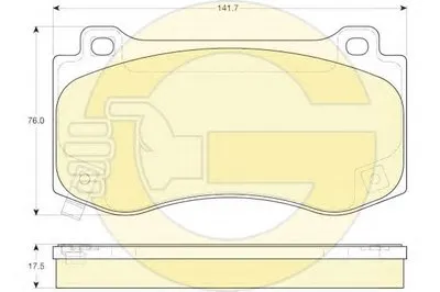 Комплект тормозных колодок, дисковый тормоз GIRLING купить