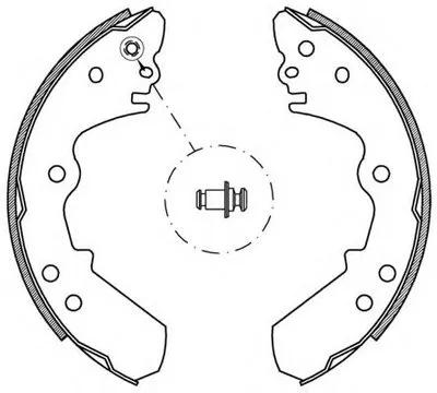 Комплект тормозных колодок ADVANCE OPEN PARTS купить