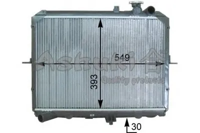 Радиатор, охлаждение двигателя ASHUKI купить