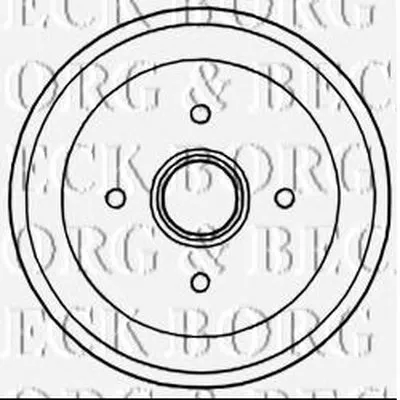 Тормозной барабан BORG & BECK купить