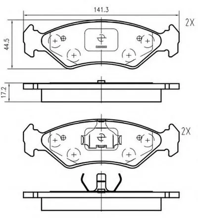 Комплект тормозных колодок, дисковый тормоз VEMA купить