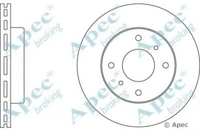 Тормозной диск APEC braking купить