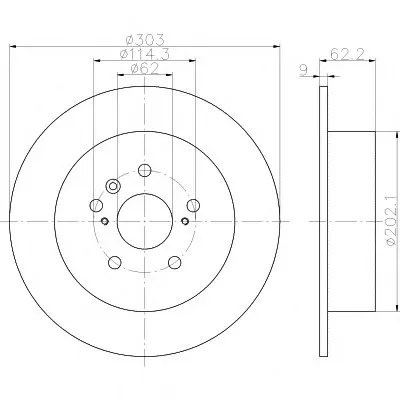 Тормозной диск PRO HELLA PAGID купить