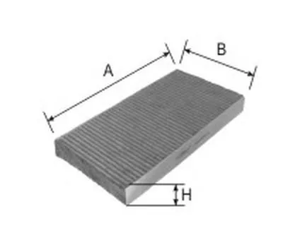 Фильтр, воздух во внутренном пространстве Cabin filter (Charcoal) for GM/SAAB/FIAT GOODWILL купить