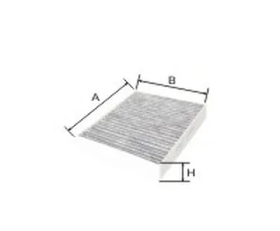Фильтр, воздух во внутренном пространстве Cabin filter (Charcoal) for FORD GOODWILL купить