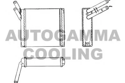 Теплообменник, отопление салона AUTOGAMMA купить