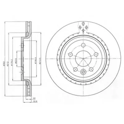 Тормозной диск DELPHI купить