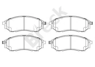 Комплект тормозных колодок, дисковый тормоз BRECK купить