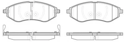 Комплект тормозных колодок, дисковый тормоз KAWE купить