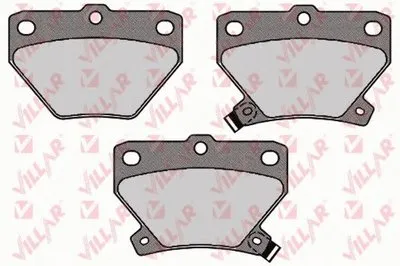 Комплект тормозных колодок, дисковый тормоз VILLAR купить