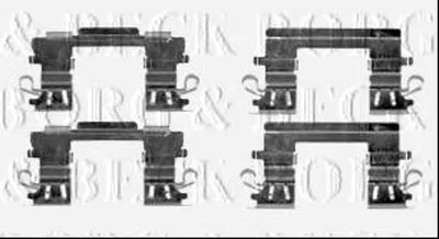 Комплектующие, колодки дискового тормоза BORG & BECK купить