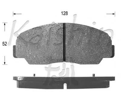 Комплект тормозных колодок, дисковый тормоз KAISHIN купить