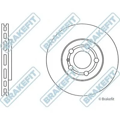 Тормозной диск Brake Fit APEC braking купить