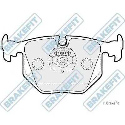 Комплект тормозных колодок, дисковый тормоз Brake Fit APEC braking купить
