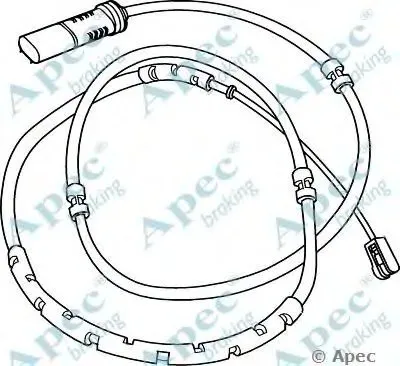 Указатель износа, накладка тормозной колодки APEC braking купить