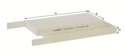 Фильтр, воздух во внутренном пространстве Cabin filter (Standart) for RENAULT/NISSAN/MERCEDES/OPEL GOODWILL купить