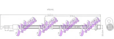 Тормозной шланг BROVEX-NELSON купить