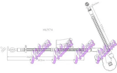 Тормозной шланг BROVEX-NELSON купить
