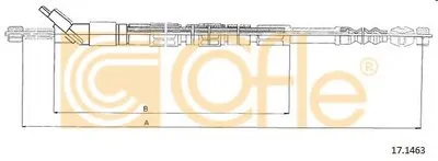 Трос, стояночная тормозная система COFLE купить