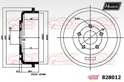 Тормозной барабан R+ (Regular Plus) MAXTECH купить