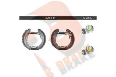 Комплект тормозных колодок R BRAKE купить