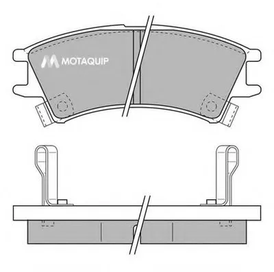 Комплект тормозных колодок, дисковый тормоз MOTAQUIP купить