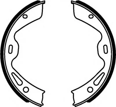 Комплект тормозных колодок, стояночная тормозная система HELLA купить