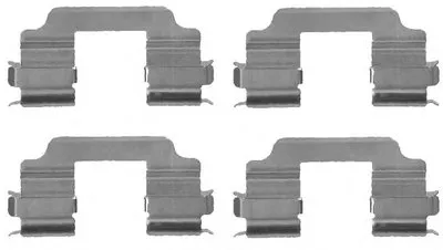 Комплектующие, колодки дискового тормоза HELLA купить