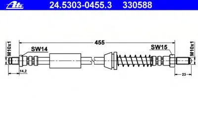 Тормозной шланг ATE купить