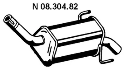 Глушитель выхлопных газов конечный EBERSPÄCHER купить