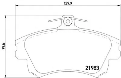 Комплект тормозных колодок, дисковый тормоз HELLA PAGID купить