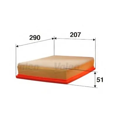 Воздушный фильтр VALEO купить