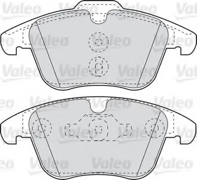 Комплект тормозных колодок, дисковый тормоз VALEO купить