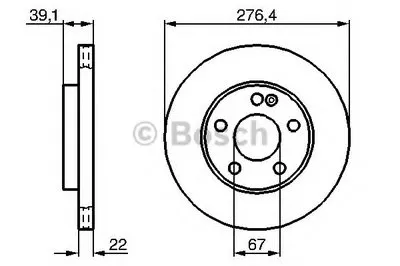 Тормозной диск BOSCH купить