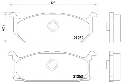 Комплект тормозных колодок, дисковый тормоз MINTEX купить