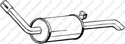 Глушитель выхлопных газов конечный BOSAL купить