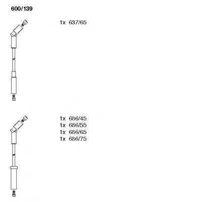 Комплект проводов зажигания BREMI купить