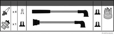 Комплект проводов зажигания HERTH+BUSS JAKOPARTS купить
