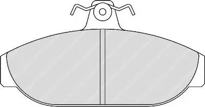 Комплект тормозных колодок, дисковый тормоз PREMIER FERODO купить
