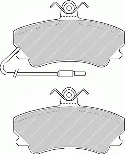 Комплект тормозных колодок, дисковый тормоз PREMIER FERODO купить