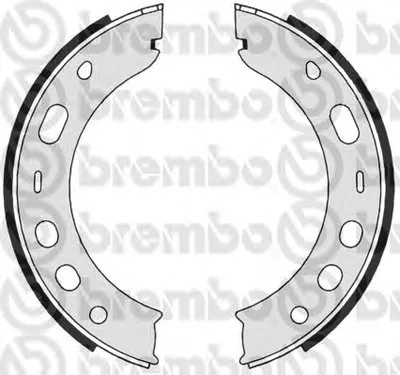 Комплект тормозных колодок, стояночная тормозная система BREMBO купить