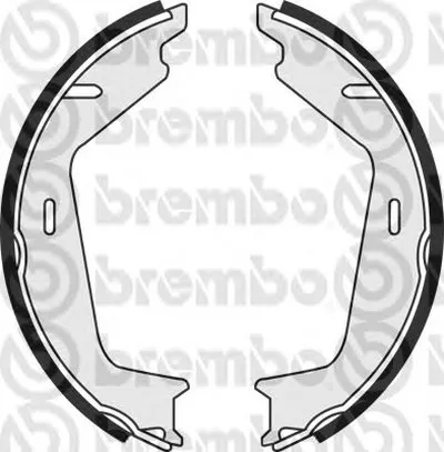 Комплект тормозных колодок, стояночная тормозная система BREMBO купить