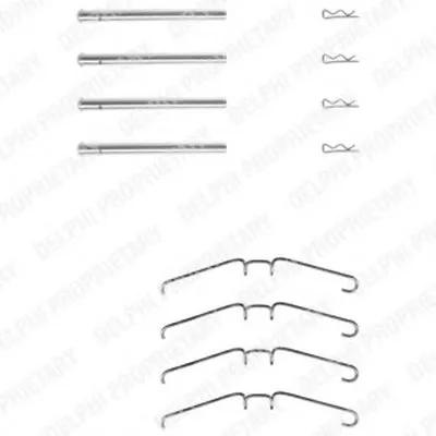 Комплектующие, колодки дискового тормоза DELPHI купить