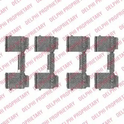 Комплектующие, колодки дискового тормоза DELPHI купить