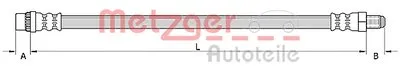 Тормозной шланг METZGER купить